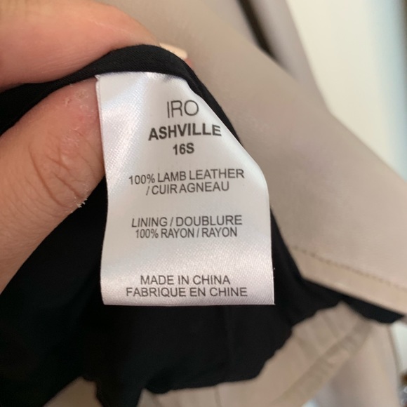 Iro Asheville Leather Jacket - Picture 5 of 6